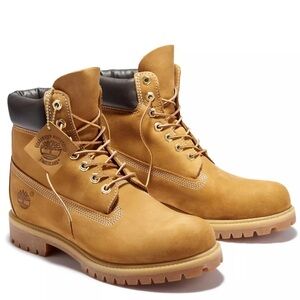 Timberland 6" Premium Boot Style 10061 In Wheat Men’s Size 7 New!